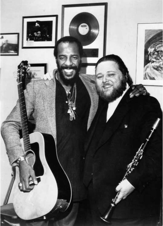 Lawrence Sobol with Richie Havens